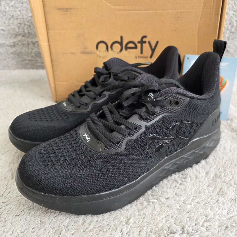 Gravity Defyer XLR8 RUN All Black Women's TB9034FBL Shoes Sneakers 9.5 WIDE NEW‎